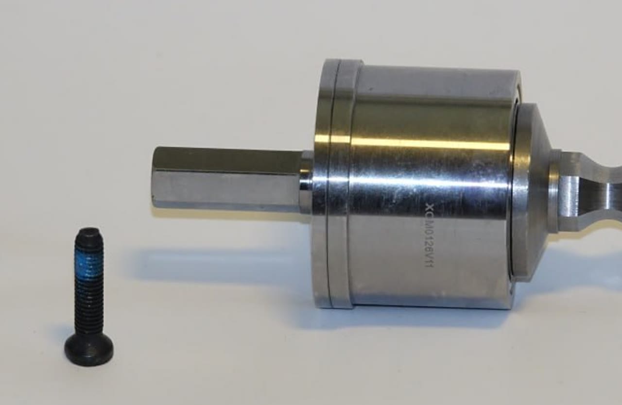 Drillstarter Pro drive unit with ball-end hex engagement